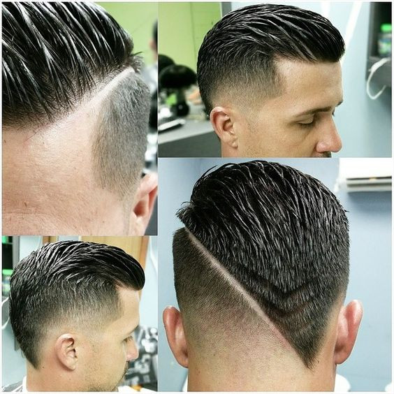 Best ideas about V Cut Hair Male
. Save or Pin Peinados con lneas o rayas para Hombres – De Peinados Now.