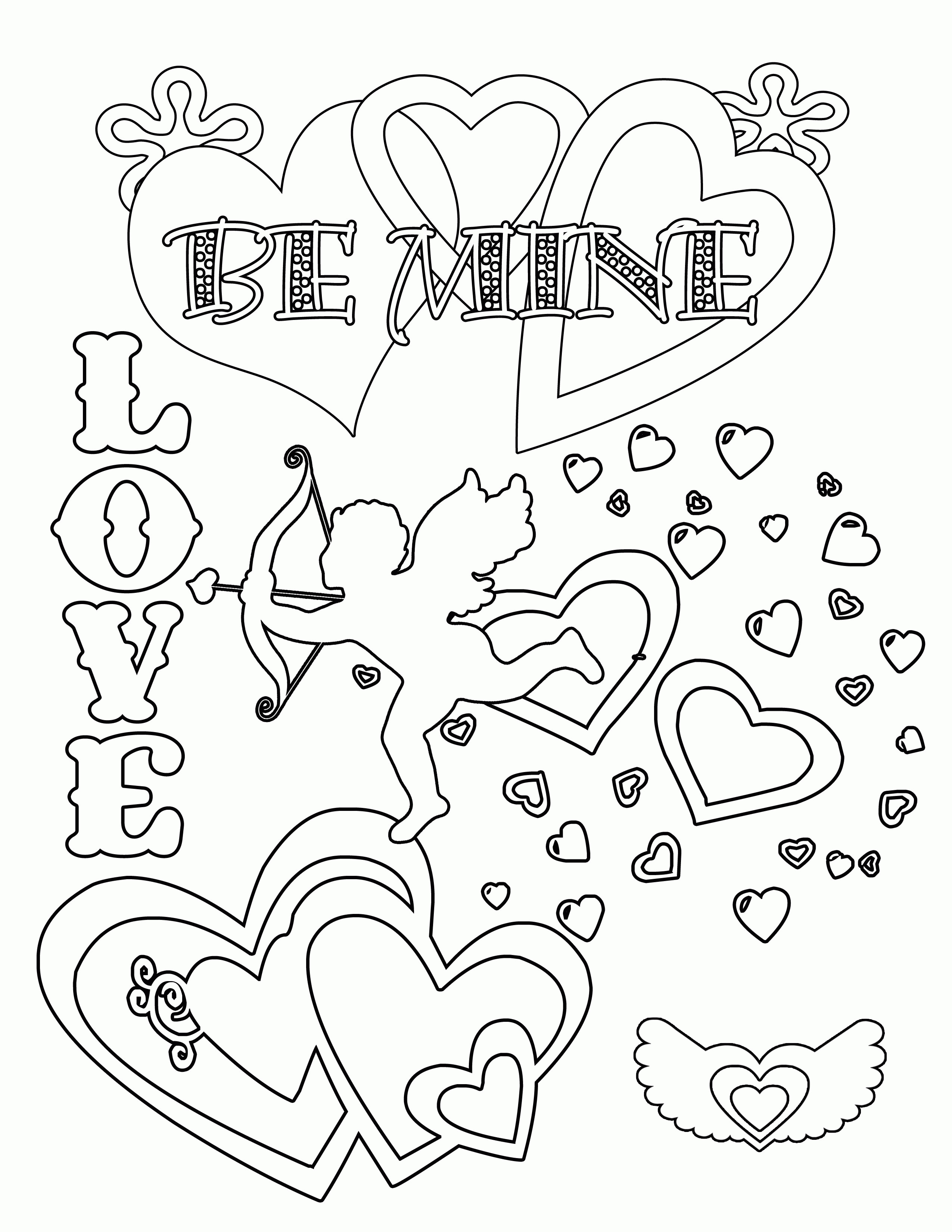 Best ideas about Valentine Coloring Pages For Teens
. Save or Pin Teen Valentine Coloring Pages Coloring Home Now.