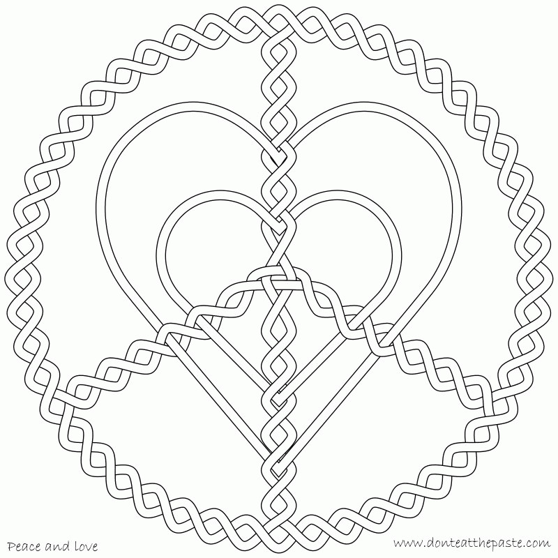 Best ideas about Valentine Coloring Pages For Teens
. Save or Pin Coloring Pages Hearts For Teenagers Difficult Now.
