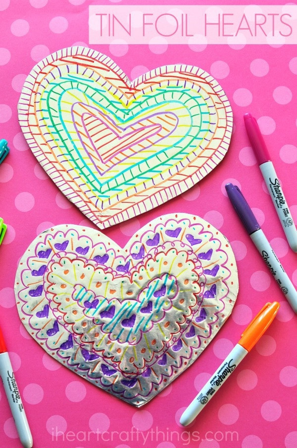 Best ideas about Valentine Day Craft Ideas For Preschoolers
. Save or Pin Tin Foil Heart Valentine s Day Craft Now.