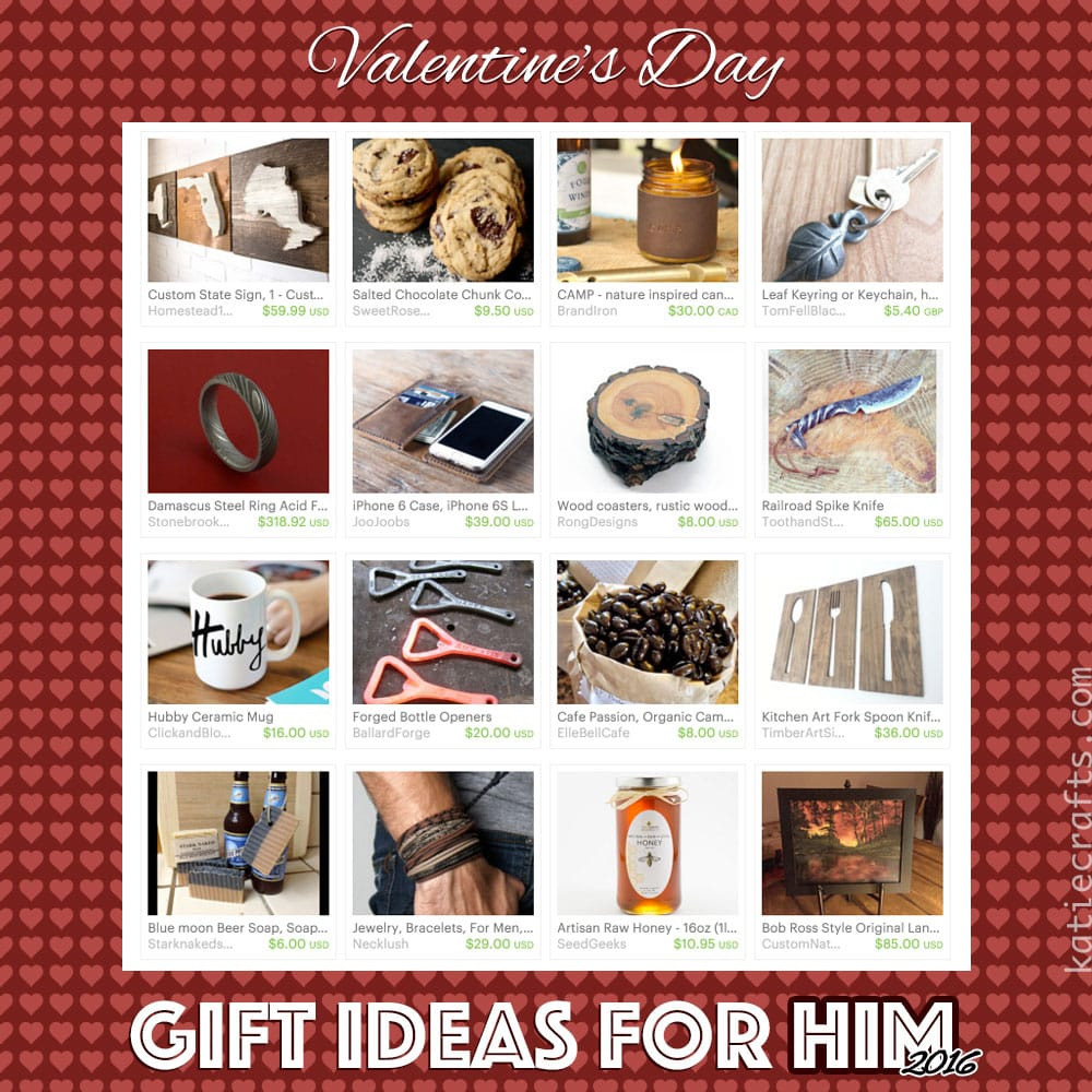 Best ideas about Valentines Day Gift Ideas For Him
. Save or Pin Valentine’s Day Gift Ideas For Him 2016 • Katie Crafts Now.