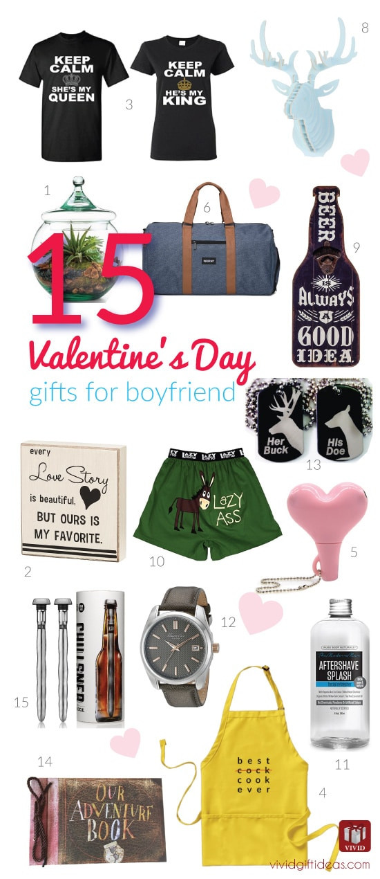 Best ideas about Valentines Gift Ideas For Boyfriends
. Save or Pin 15 Valentine s Day Gift Ideas for Your Boyfriend Vivid s Now.