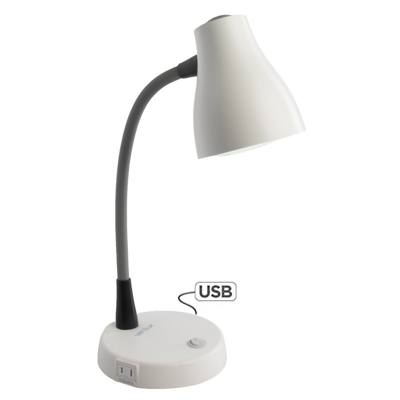Best ideas about Verilux Desk Lamp
. Save or Pin Verilux Tazza Natural Spectrum Desk Lamp With USB & Outlet Now.