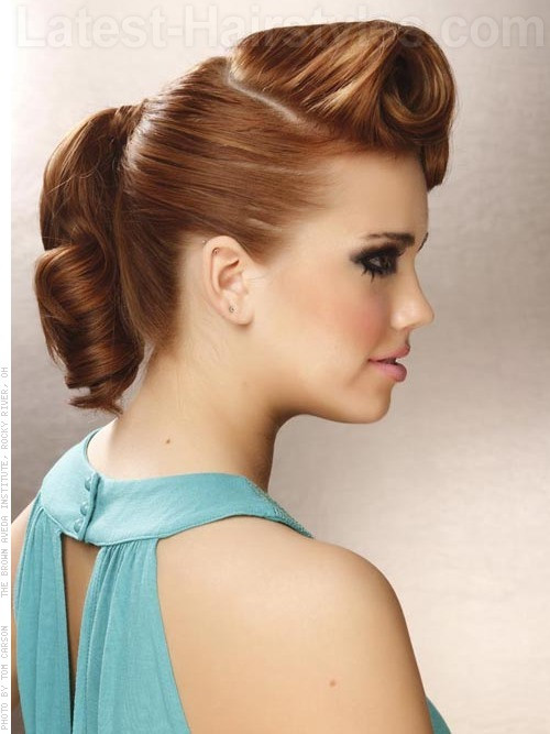 Best ideas about Vintage Updos Hairstyles
. Save or Pin Stunning Updos For Medium Length Hair 2 Now.