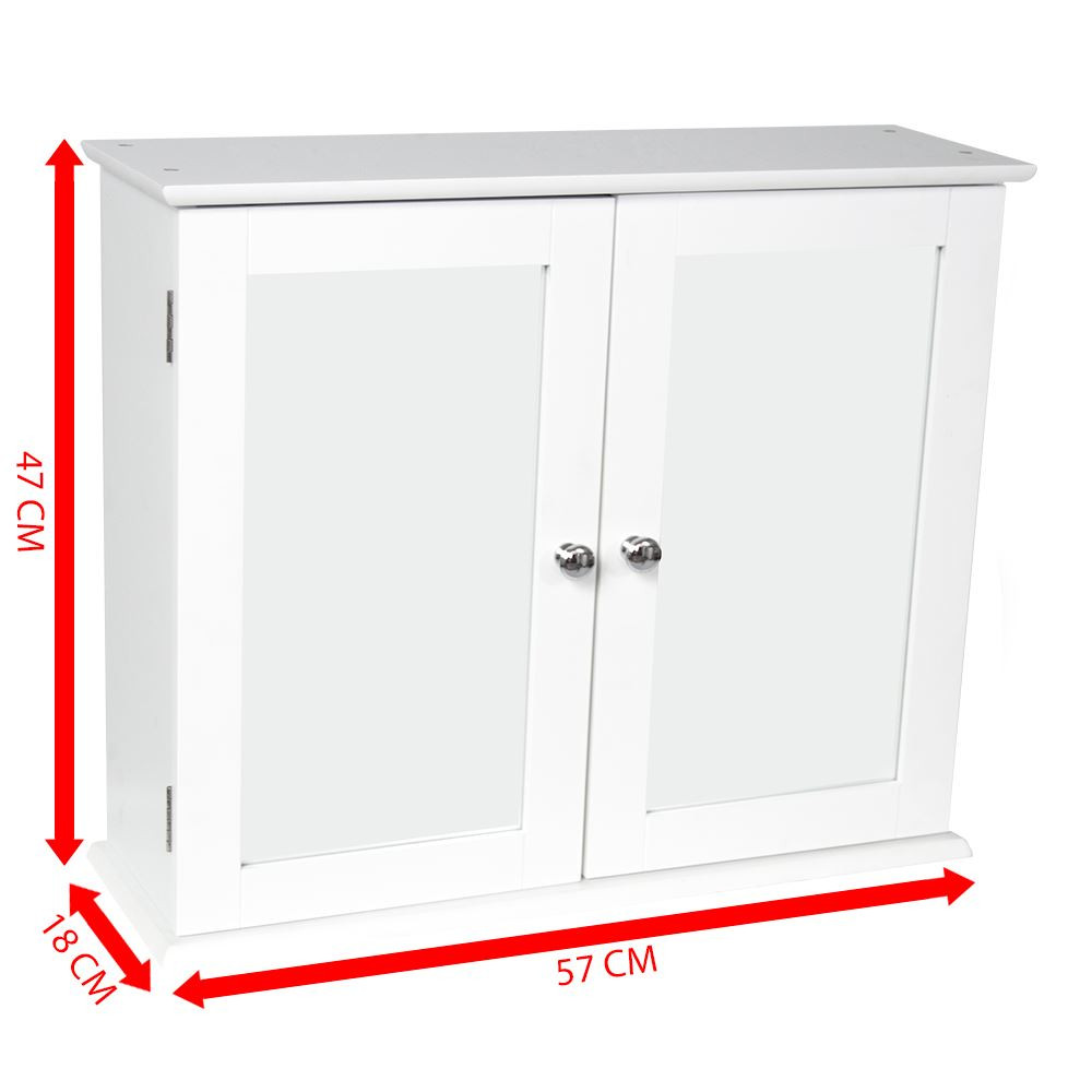 Best ideas about Wall Mount Storage Cabinet
. Save or Pin Wall Mounted Cabinet Bathroom White Single Double Door Now.