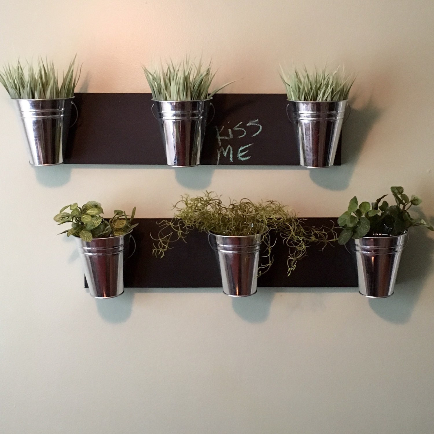 Best ideas about Wall Mounted Planters Indoor
. Save or Pin Indoor Wall Planter horizontal mount Now.