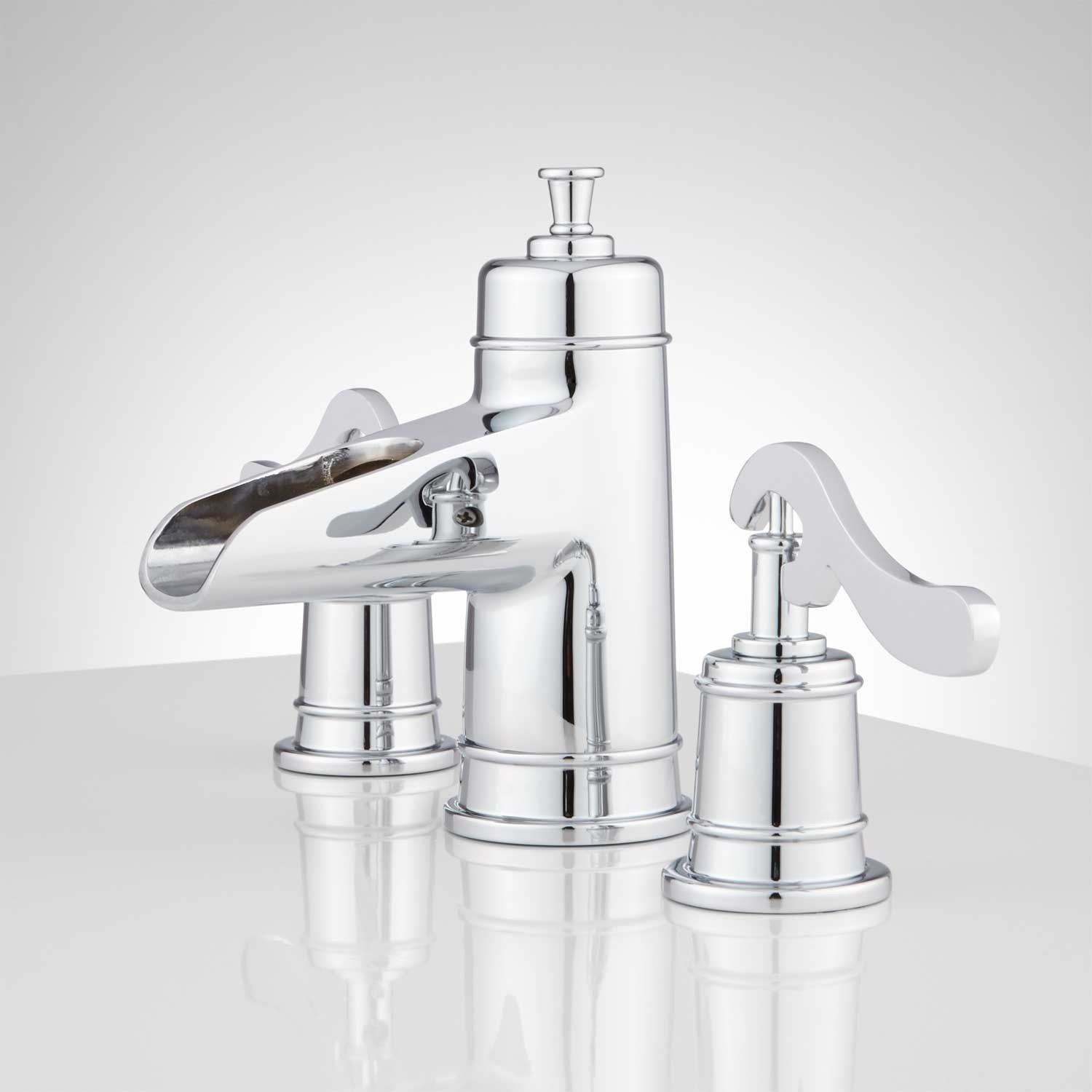 Best ideas about Waterfall Bathroom Faucet
. Save or Pin 3 Piece Waterfall Bathroom Faucets Now.