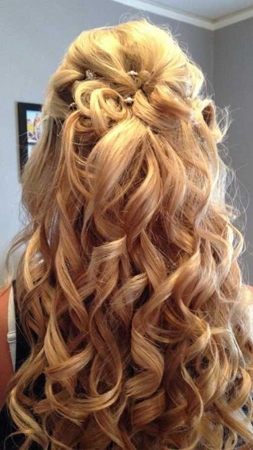 Best ideas about Wavy Prom Hairstyle
. Save or Pin 30 Best Half Up Curly Hairstyles Now.