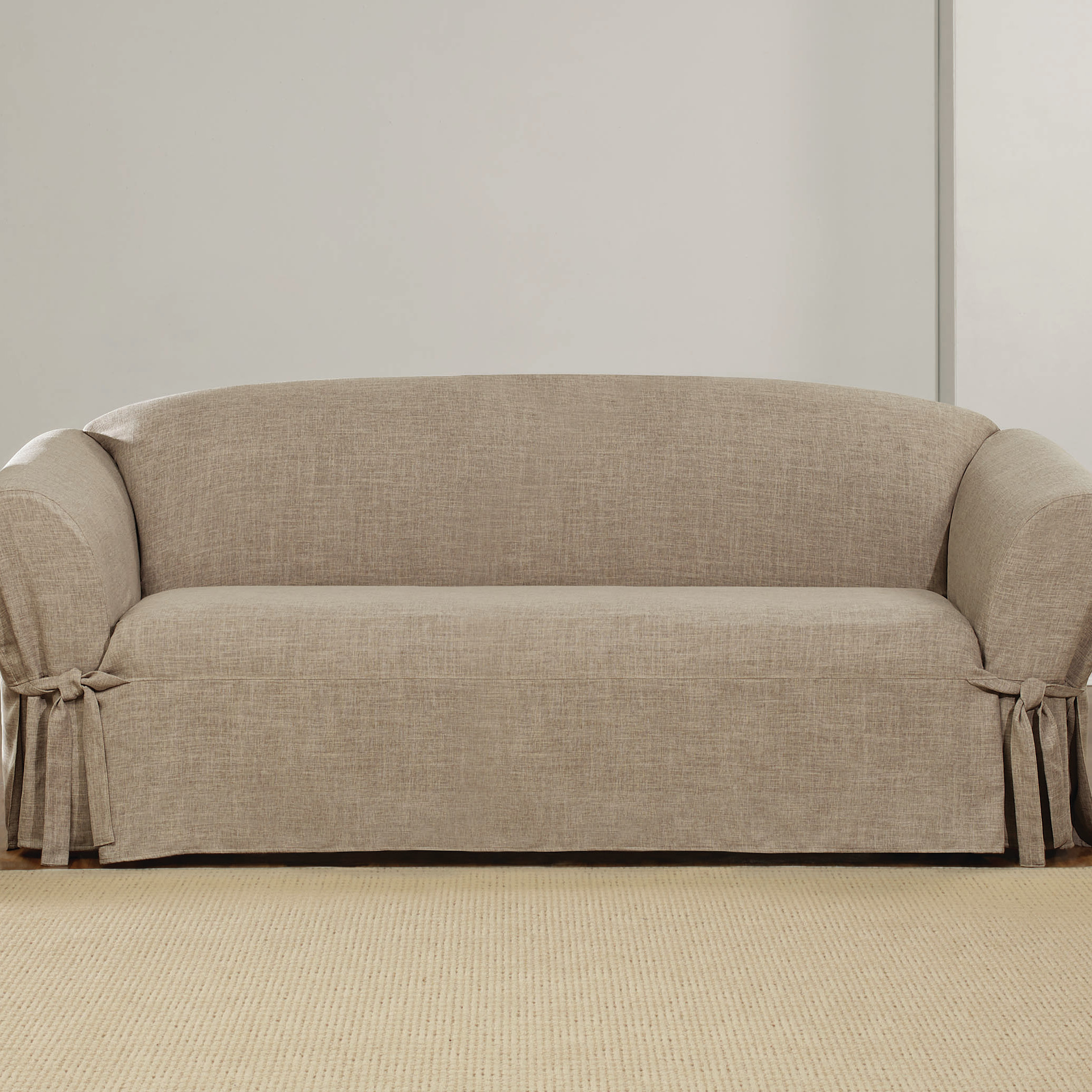 Best ideas about Wayfair Sofa Covers
. Save or Pin Sure Fit Textured Linen Polyester Sofa Slipcover Now.