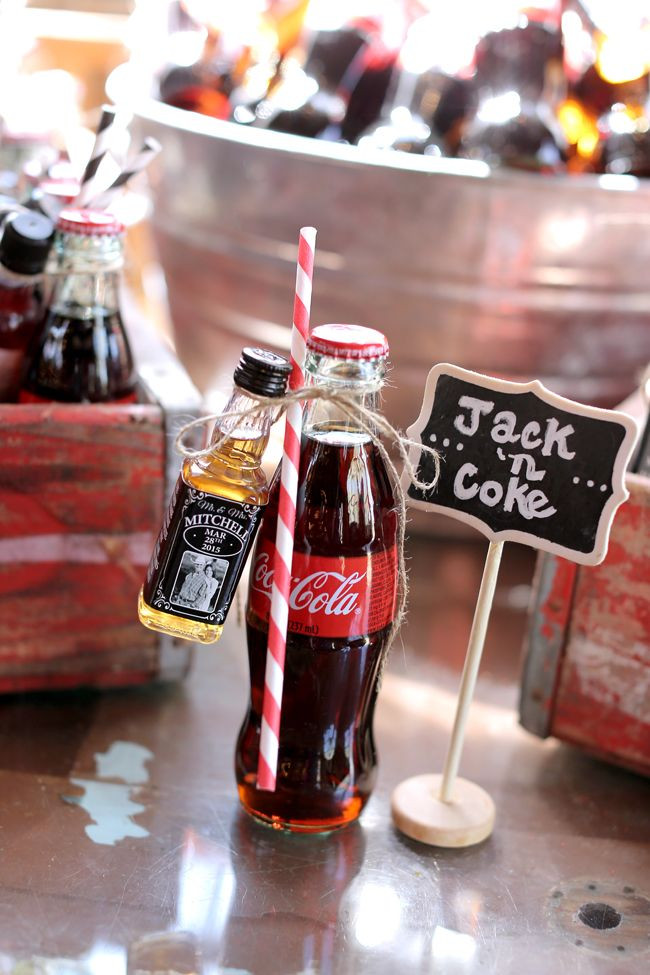 Best ideas about Wedding Party Gift Ideas For Guys
. Save or Pin aCokeContest Jack and Coke wedding favors Now.