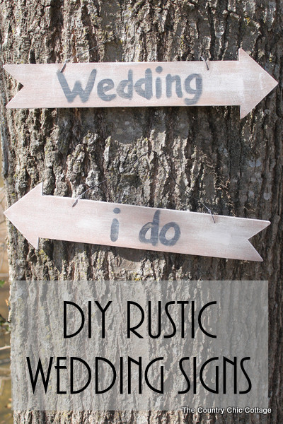 Best ideas about Wedding Signs DIY
. Save or Pin DIY Rustic Wedding Signs The Country Chic Cottage Now.