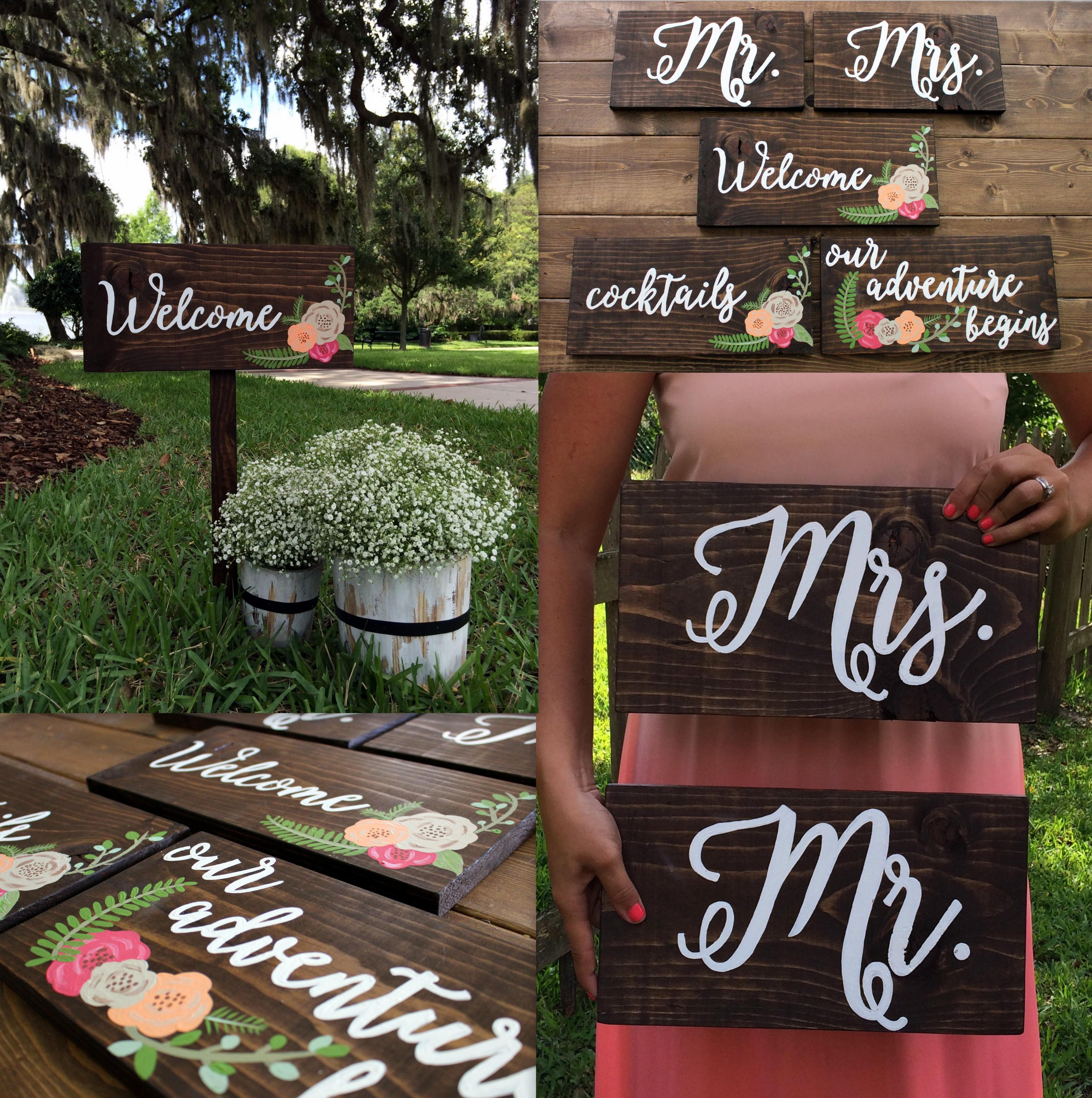 Best ideas about Wedding Signs DIY
. Save or Pin DIY Wedding Calligraphy Signs Within the Grove Now.