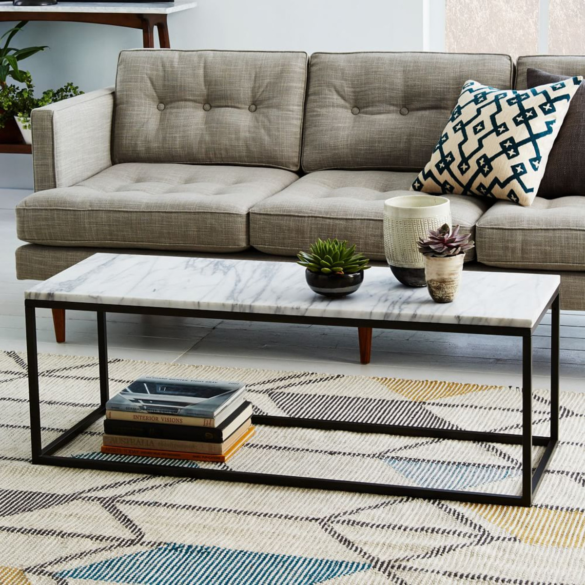 Best ideas about Westelm Marble Coffee Table
. Save or Pin Box Frame Coffee Table Marble Now.