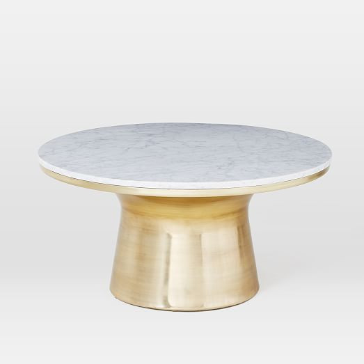 Best ideas about Westelm Marble Coffee Table
. Save or Pin Marble Topped Pedestal Coffee Table Now.
