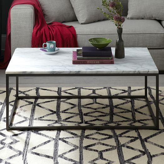 Best ideas about Westelm Marble Coffee Table
. Save or Pin Box Frame Coffee Table Marble Antique Bronze Now.