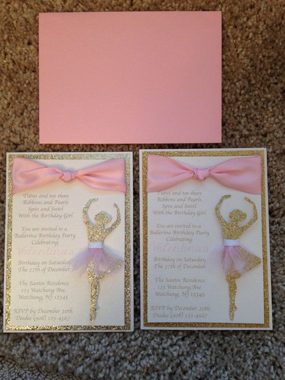 Best ideas about When To Send Out Birthday Invitations
. Save or Pin Looking for an elegant and stunning ballerina birthday Now.