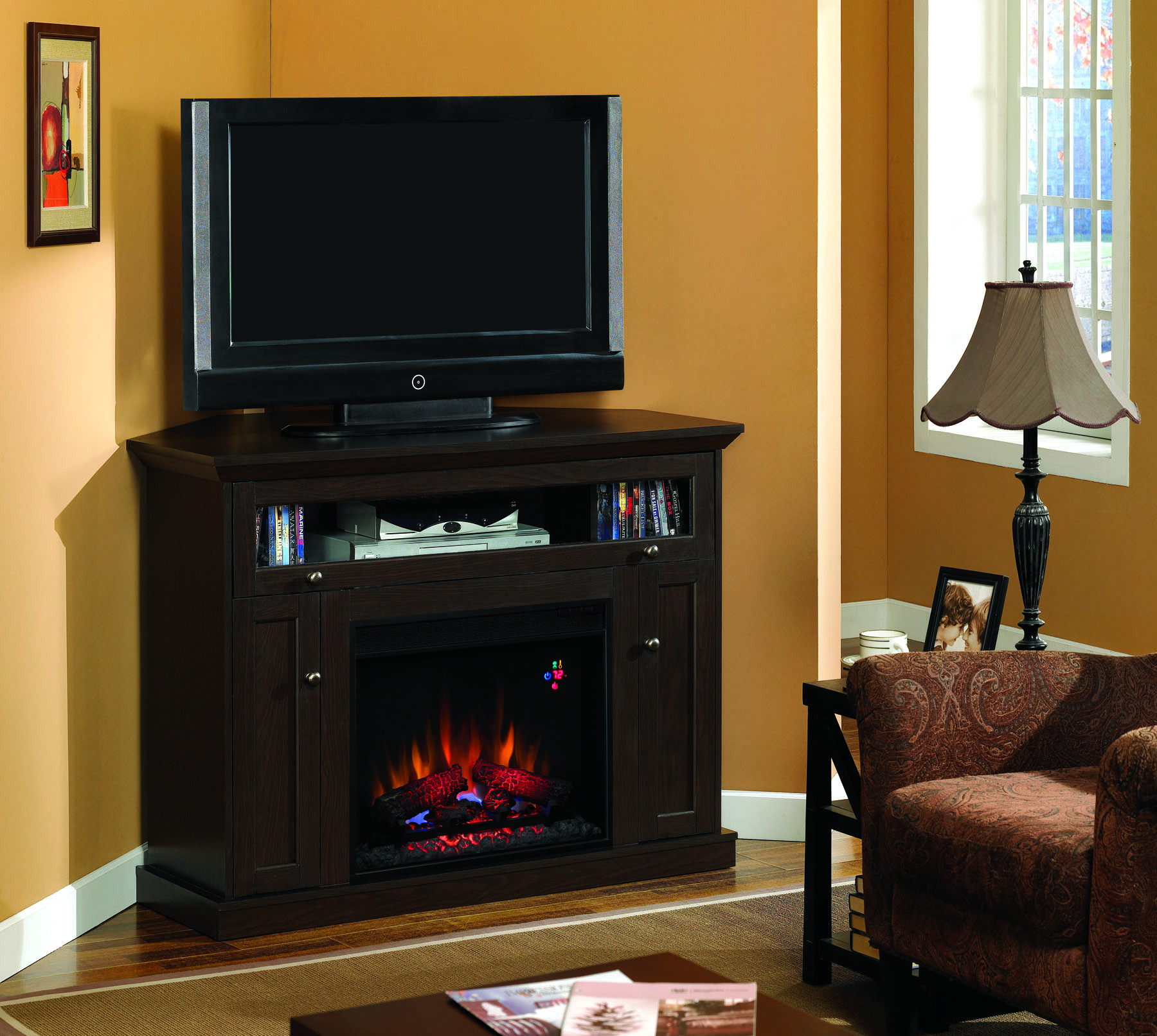 Best ideas about White Corner Fireplace Tv Stand
. Save or Pin Corner Tv Stand With Fireplace Excellent Corner Fireplace Now.