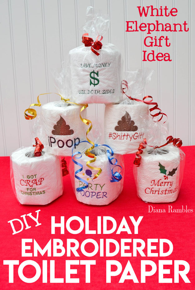 Best ideas about White Elephant Gag Gift Ideas
. Save or Pin White Elephant Gift Ideas Potty Edition Gag Gifts Exchange Now.