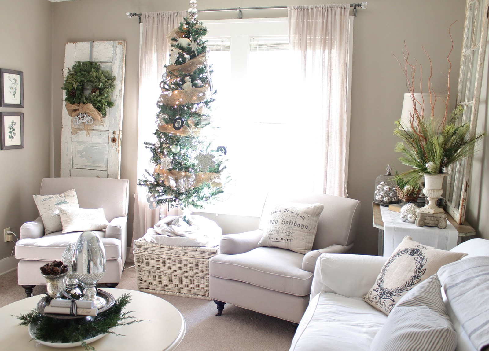 Best ideas about White Living Room
. Save or Pin Top White Christmas Decorations Ideas Christmas Now.