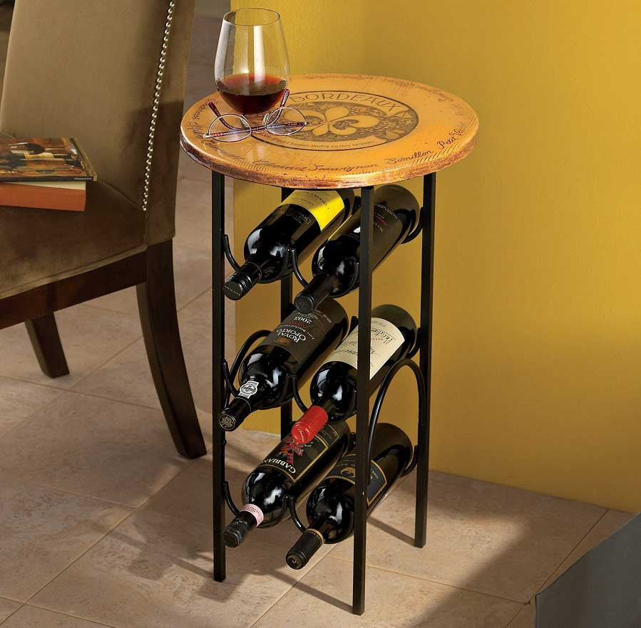 Best ideas about Wine Rack Side Table
. Save or Pin Small wine rack table with round shape ideas Now.