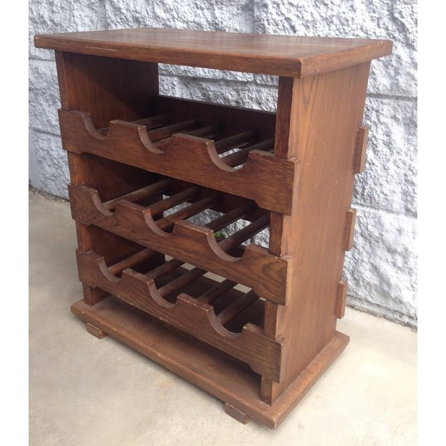 Best ideas about Wine Rack Side Table
. Save or Pin Vintage Wooden Wine Rack Side Table From Belgium Now.