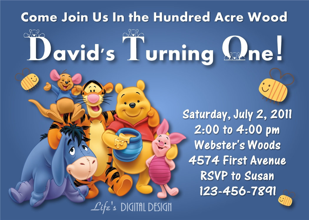 Best ideas about Winnie The Pooh Birthday Invitations
. Save or Pin Winnie The Pooh Birthday Invitation Now.