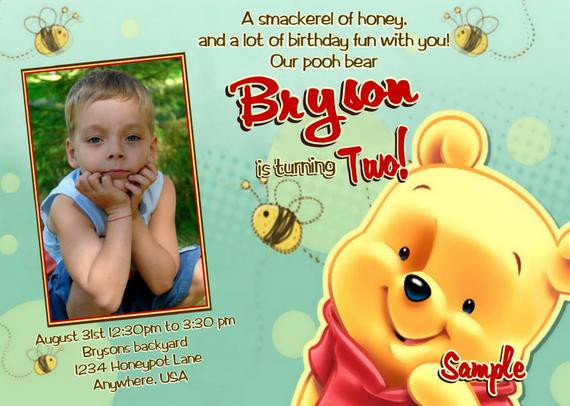 Best ideas about Winnie The Pooh Birthday Invitations
. Save or Pin Winnie the Pooh Birthday Invitations 2nd Birthday Printable Now.