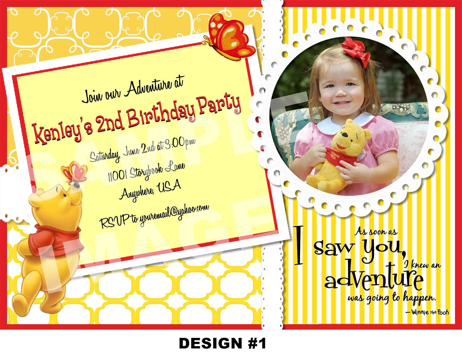 Best ideas about Winnie The Pooh Birthday Invitations
. Save or Pin Winnie the Pooh Invitation Winnie the Pooh Birthday Now.