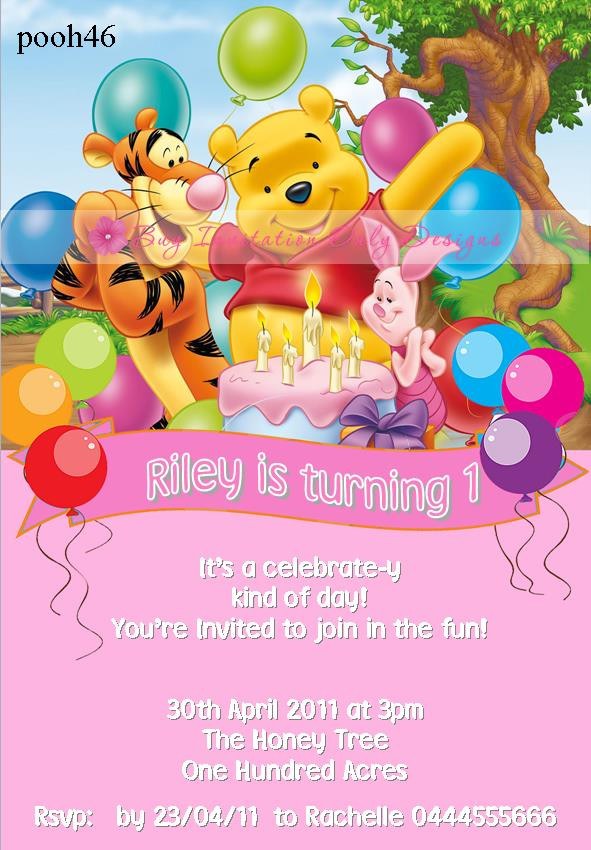 Best ideas about Winnie The Pooh Birthday Invitations
. Save or Pin Birthday Invitation Templates winnie the pooh birthday Now.