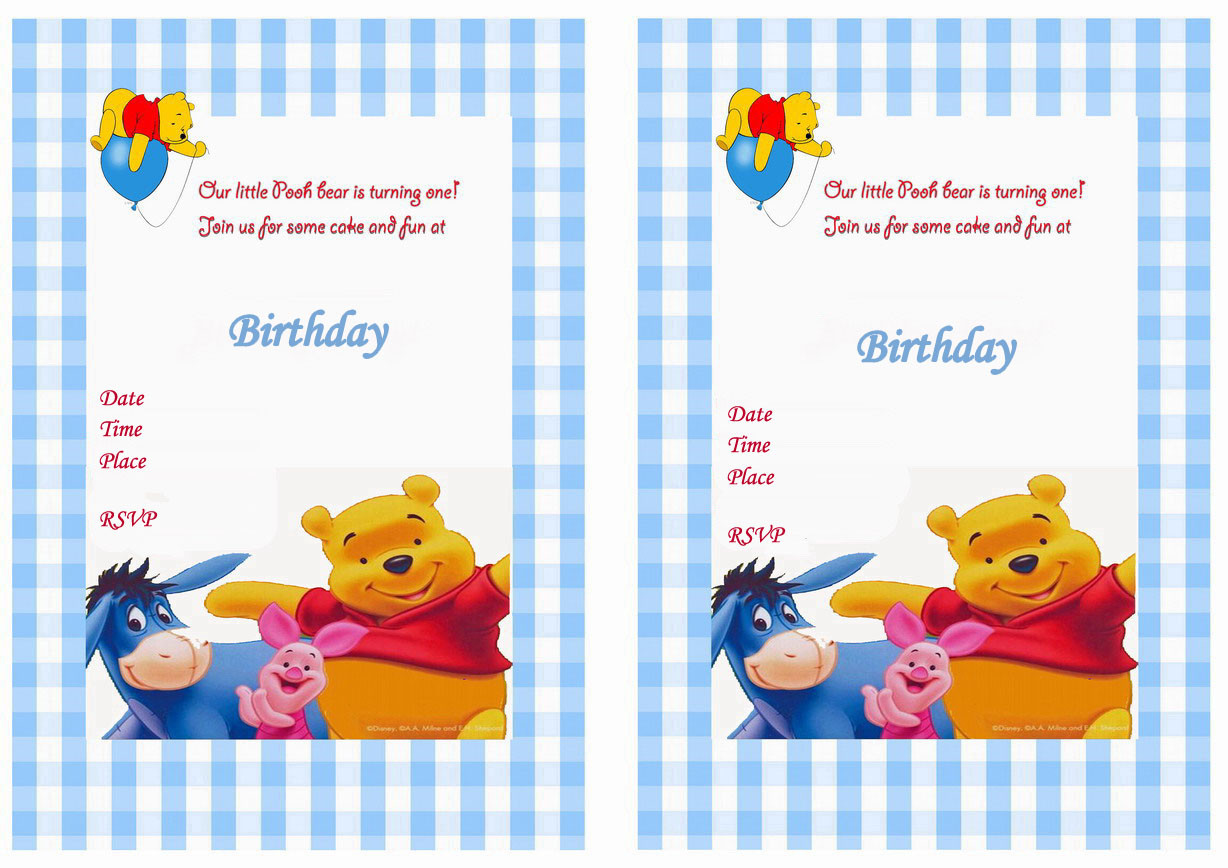 Best ideas about Winnie The Pooh Birthday Invitations
. Save or Pin winnie the pooh birthday invitations Winnie The Pooh Now.