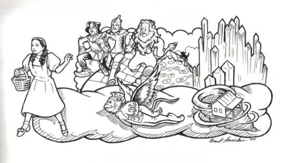 Best ideas about Wizard Of Oz Characters Free Coloring Sheets
. Save or Pin Get This Free Simple Wizard Oz Coloring Pages for Now.