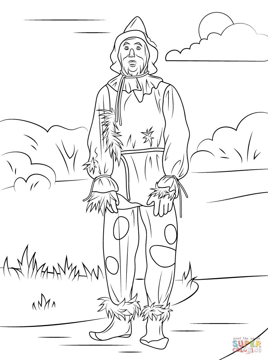 Best ideas about Wizard Of Oz Characters Free Coloring Sheets
. Save or Pin Wizard of Oz Scarecrow coloring page Now.