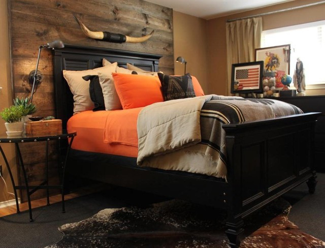 Best ideas about Wood Accent Wall Bedroom
. Save or Pin Master Bedroom Wood Accent Wall Eclectic Bedroom Now.