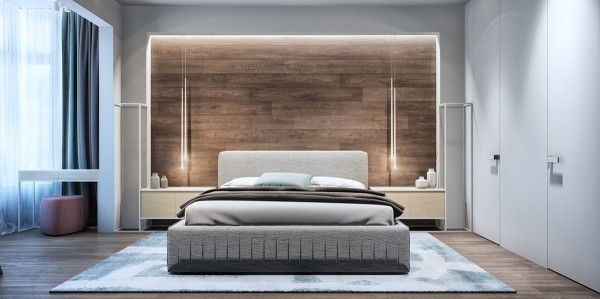 Best ideas about Wood Accent Wall Bedroom
. Save or Pin 2 Luxury Apartment Designs For Young Couples Now.