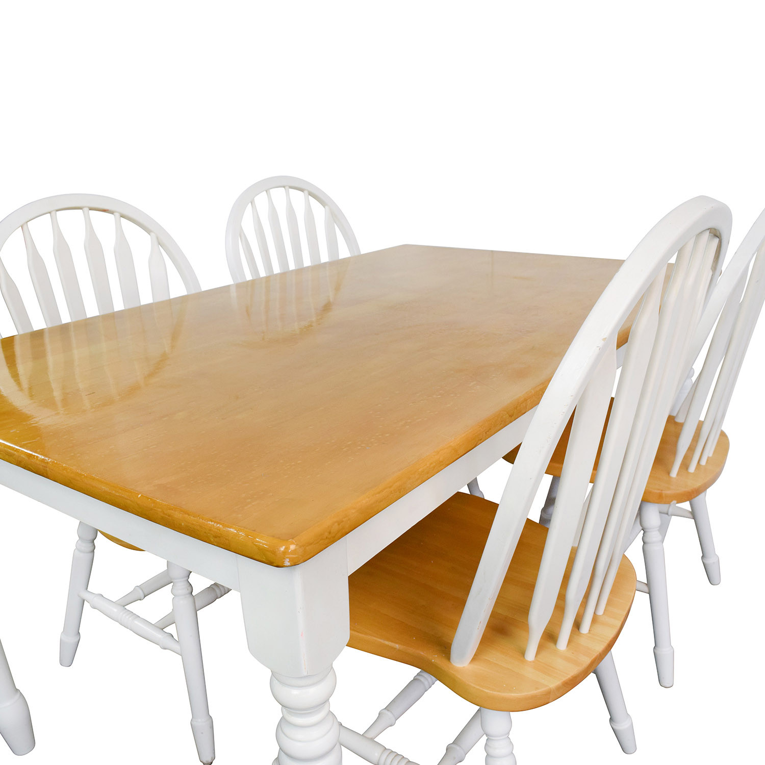 Best ideas about Wood Dining Table Set
. Save or Pin OFF White and Natural Wood Color Dining set Tables Now.