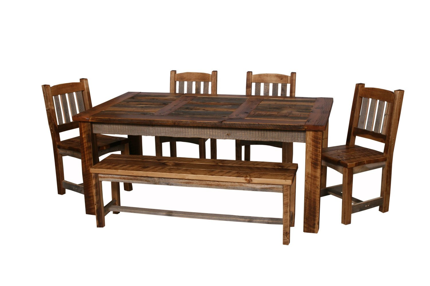 Best ideas about Wood Dining Table Set
. Save or Pin Natural Barn Wood Dining Table Set Dining Room Furniture Now.