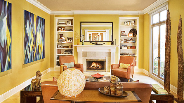 Best ideas about Yellow Living Room
. Save or Pin 15 Fab Living Room Designs with Yellow Accent Now.