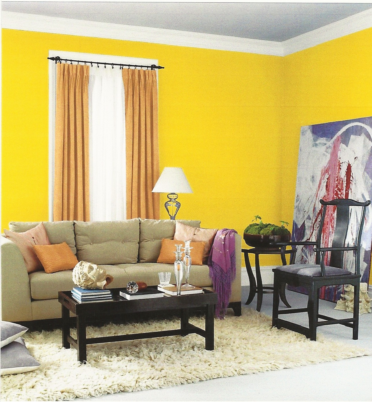 Best ideas about Yellow Living Room
. Save or Pin Living Room Entrancing Yellow And Grey Living Now.