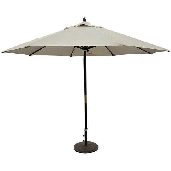 Best ideas about 11 Ft Patio Umbrella
. Save or Pin TropiShade 11 ft Dark Wood Market Umbrella with Beige Now.