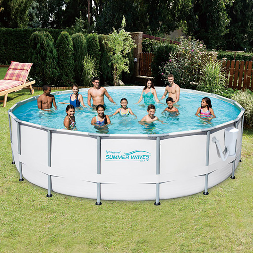 Best ideas about 18 Foot Above Ground Pool
. Save or Pin Summer Waves Elite 18 Foot Metal Frame Ground Pool Now.