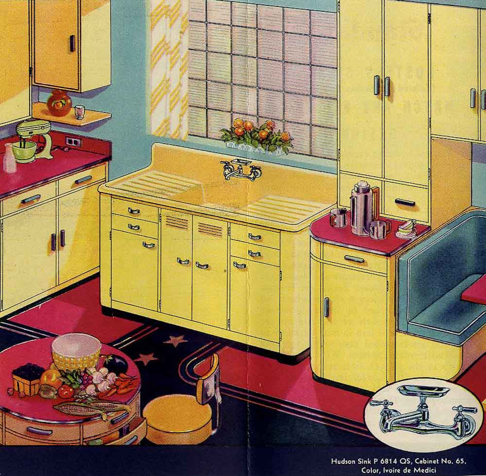 Best ideas about 1940S Kitchen Decor
. Save or Pin Classic colors for a 1940s kitchen Ming Green Ivoire de Now.
