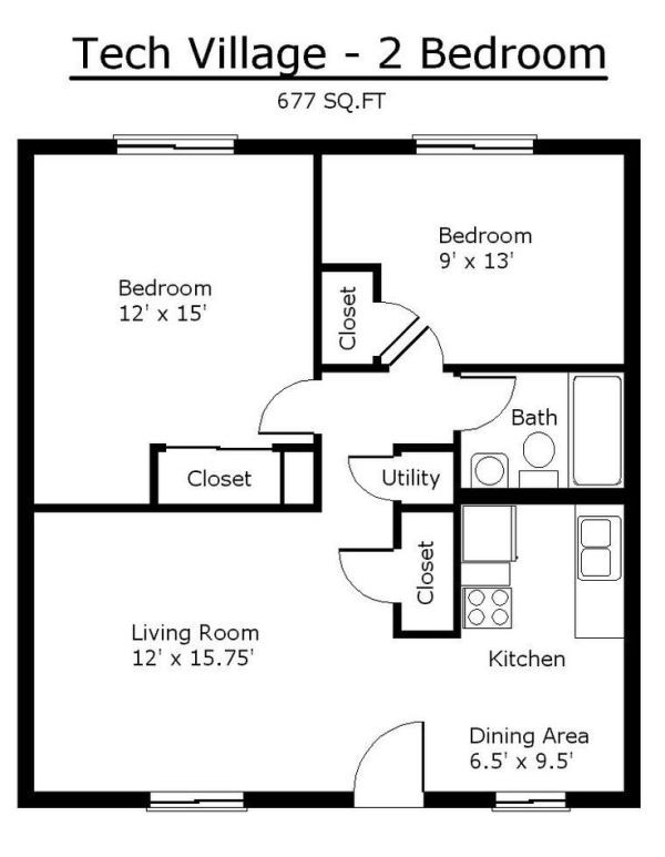 Best ideas about 2 Bedroom Apartment Floor Plans
. Save or Pin tiny house single floor plans 2 bedrooms Now.