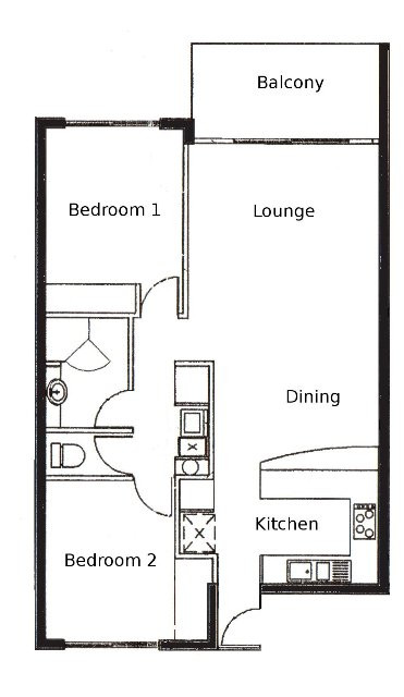 Best ideas about 2 Bedroom Apartment Floor Plans
. Save or Pin 2 Bedroom Apartments ⋆ Palm Cove Tropic Apartments Now.