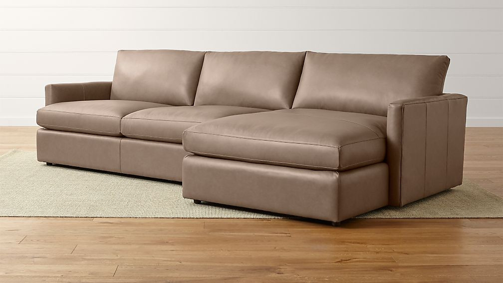 Best ideas about 2 Piece Sectional Sofa
. Save or Pin Lounge II Leather 2 Piece Right Arm Chaise Sectional Sofa Now.