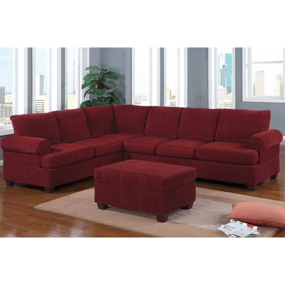 Best ideas about 2 Piece Sectional Sofa
. Save or Pin POUNDEX Furniture Captivate Chocolate Corduroy Fabric 2 Now.