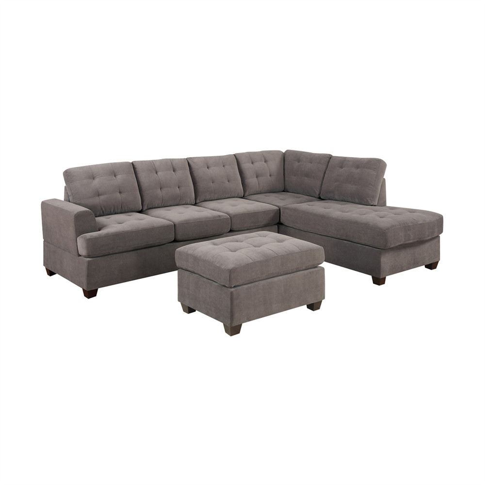 Best ideas about 2 Piece Sectional Sofa
. Save or Pin Poundex Furniture F7137 Bobkona Two Piece Sectional Sofa Now.