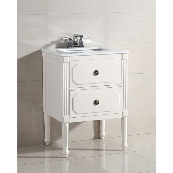 Best ideas about 24 Inch Bathroom Vanity With Drawers
. Save or Pin Shop WYNDENHALL Dubois 2 drawer 24 inch Bath Vanity with Now.