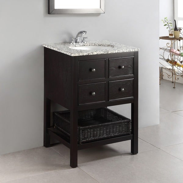 Best ideas about 24 Inch Bathroom Vanity With Drawers
. Save or Pin Shop WYNDENHALL New Haven Espresso Brown 24 inch 2 drawer Now.