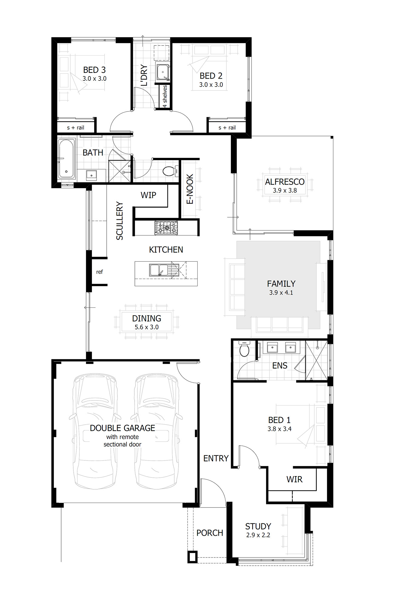 Best ideas about 3 Bedroom House Floor Plans
. Save or Pin 3 Bedroom House Plans & Home Designs Now.