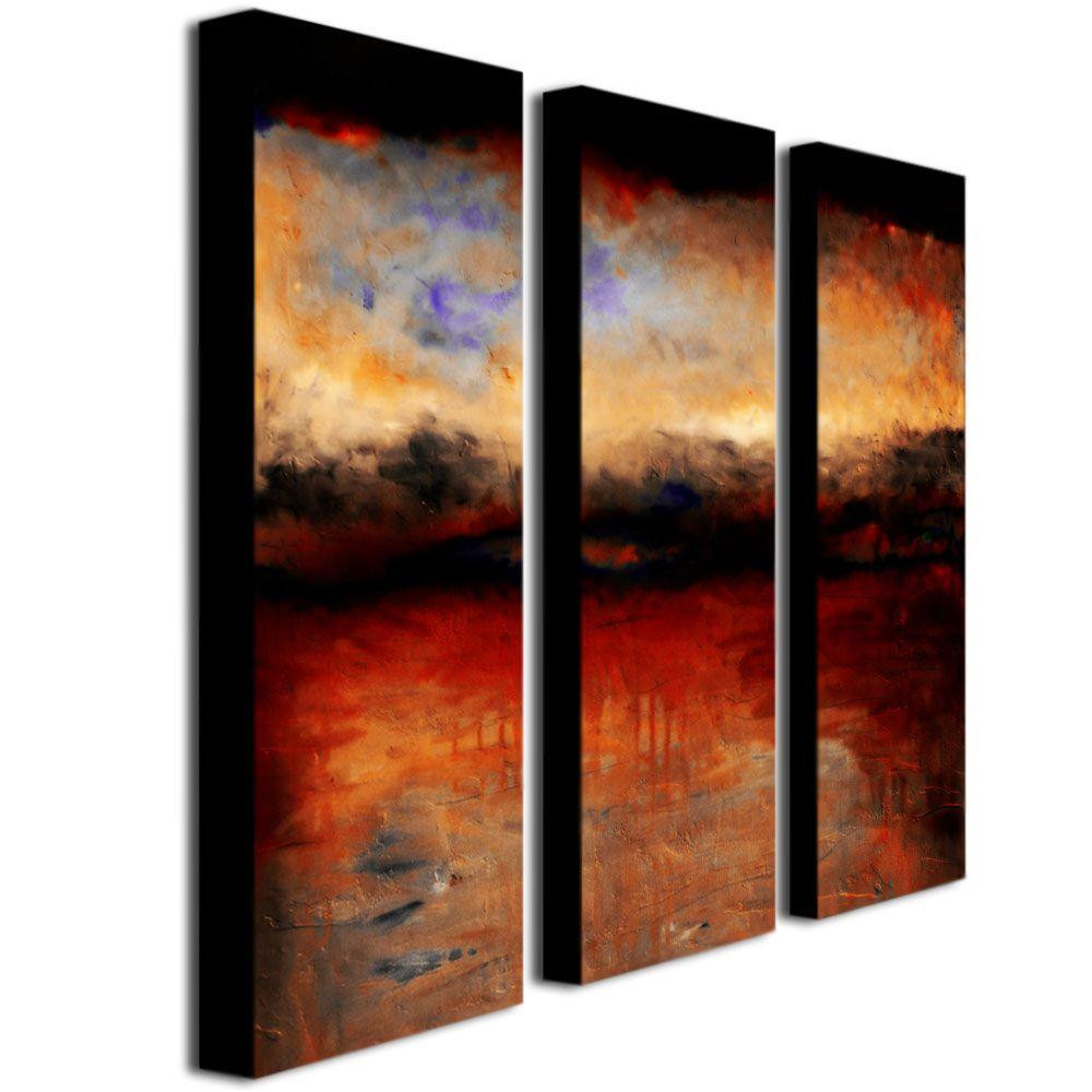 Best ideas about 3 Panel Wall Art . Save or Pin Trademark Fine Art Red Skies at Night by Michelle Calkins Now.